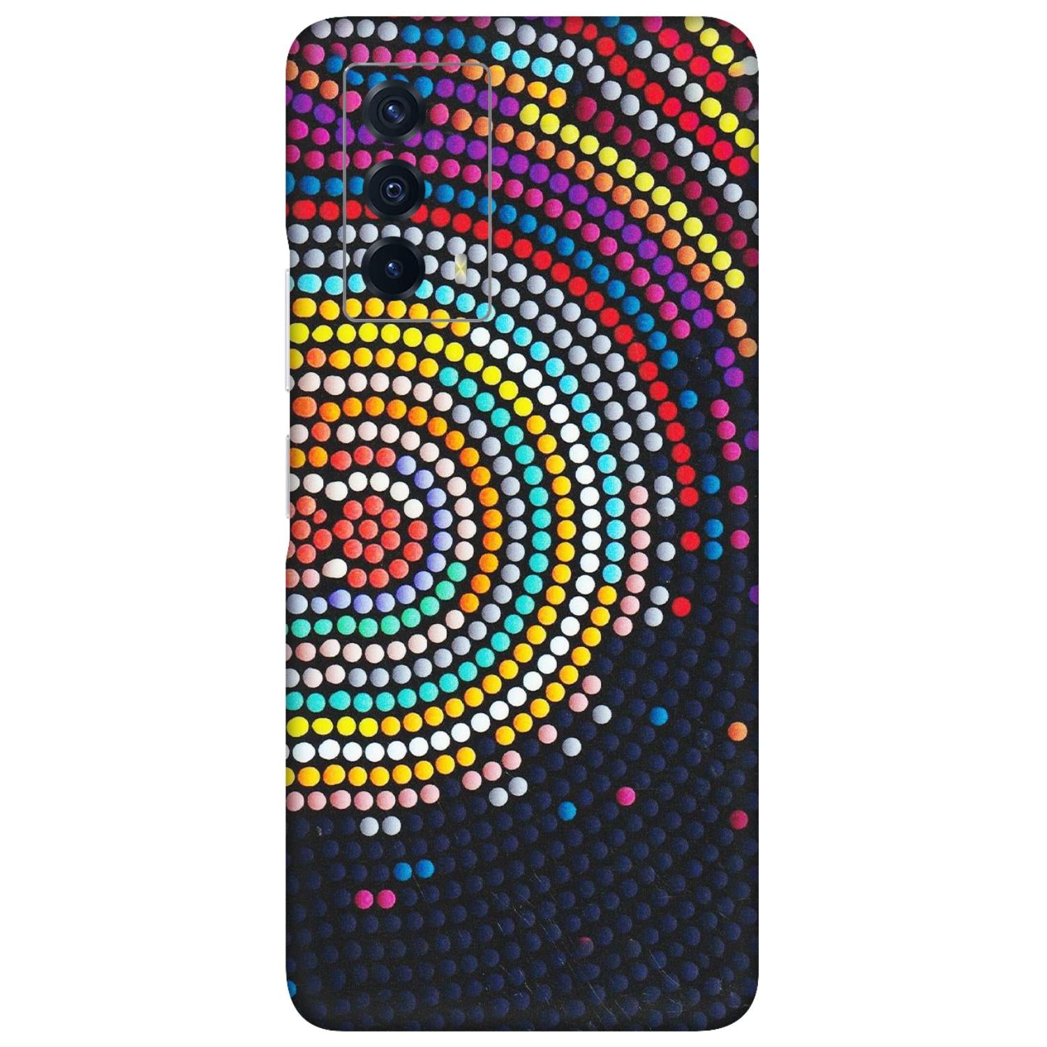 IQOO Phone Skins (All Models) - Rainbow Dot Mandala - Matte Finish (M-97) IQOO Z5