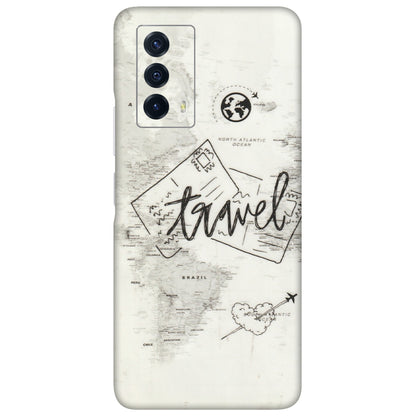 IQOO Phone Skins (All Models) - Travel Ticket - Transparent Finish (T-06) IQOO Z5