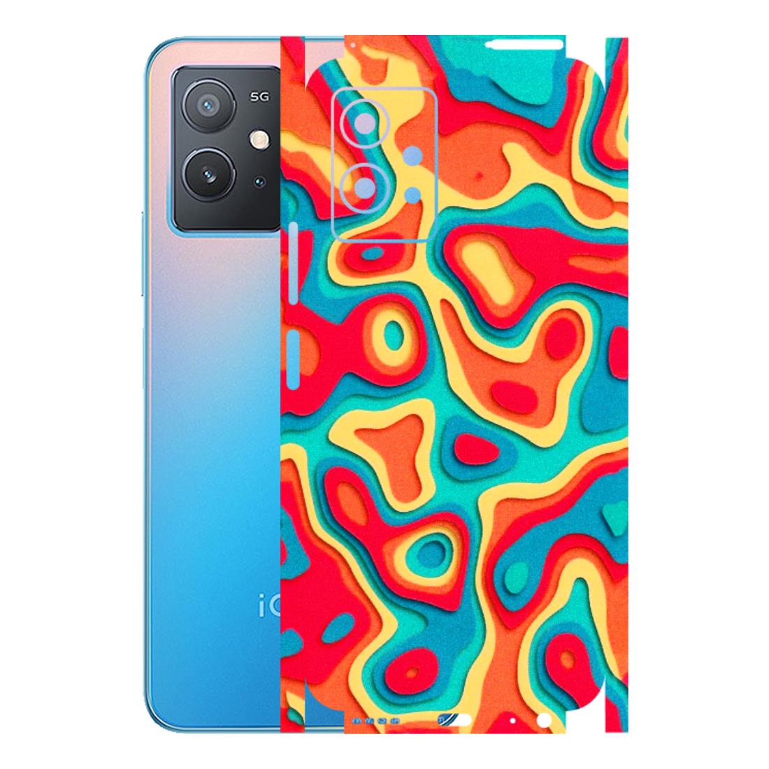 IQOO Phone Skins (All Models) - Abstract Swirl - 3D Embossed Finish (L-150) IQOO Z6 5G