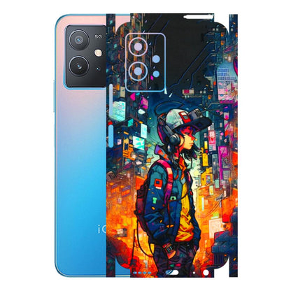 IQOO Phone Skins (All Models) - Street Anime Guy - 3D Embossed Finish (L-158) IQOO Z6 5G