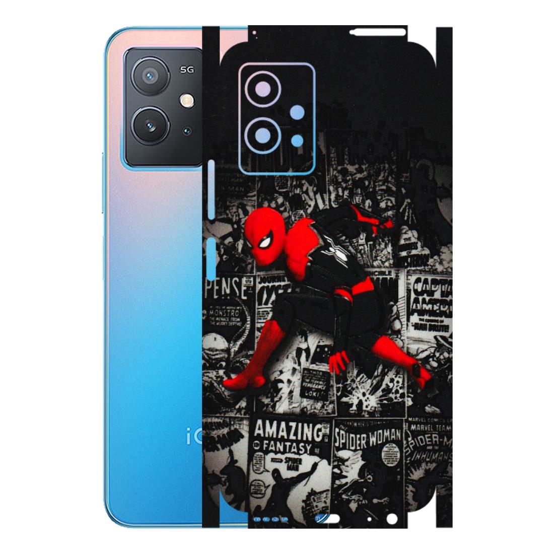 IQOO Phone Skins (All Models) - SpiderMan New - 3D Embossed Finish (L-162) IQOO Z6 5G