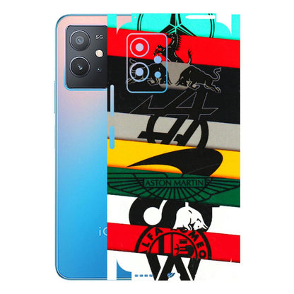 IQOO Phone Skins (All Models) - Multi Designer Brands - 3D Embossed Finish (L-187) IQOO Z6 5G