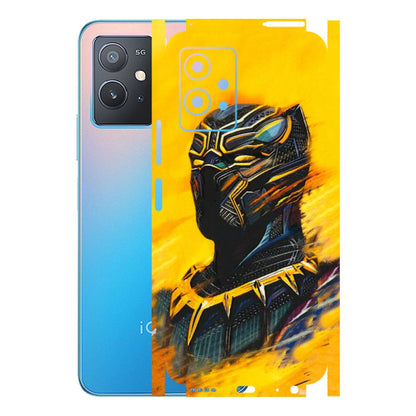 IQOO Phone Skins (All Models) - Yellow Panther - 3D Embossed Finish (L-54) IQOO Z6 5G