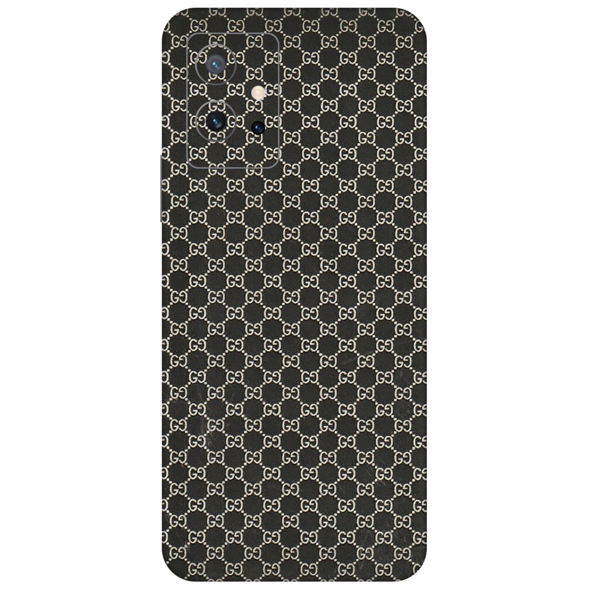 IQOO Phone Skins (All Models) - Black G Print - 3D Embossed Finish (L-109) IQOO Z6 5G
