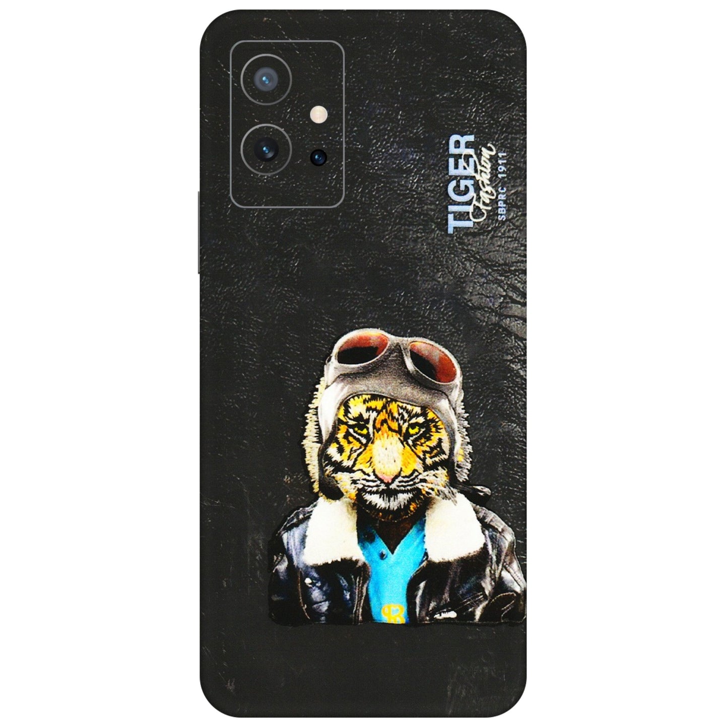 IQOO Phone Skins (All Models) - Rider Tiger - 3D Embossed Finish (L-113) IQOO Z6 5G