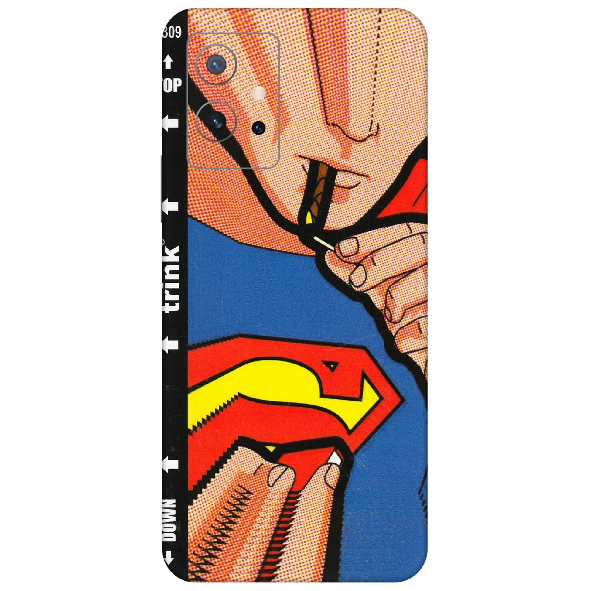 IQOO Phone Skins (All Models) - Superman Sutta - 3D Embossed Finish (L-130) IQOO Z6 5G