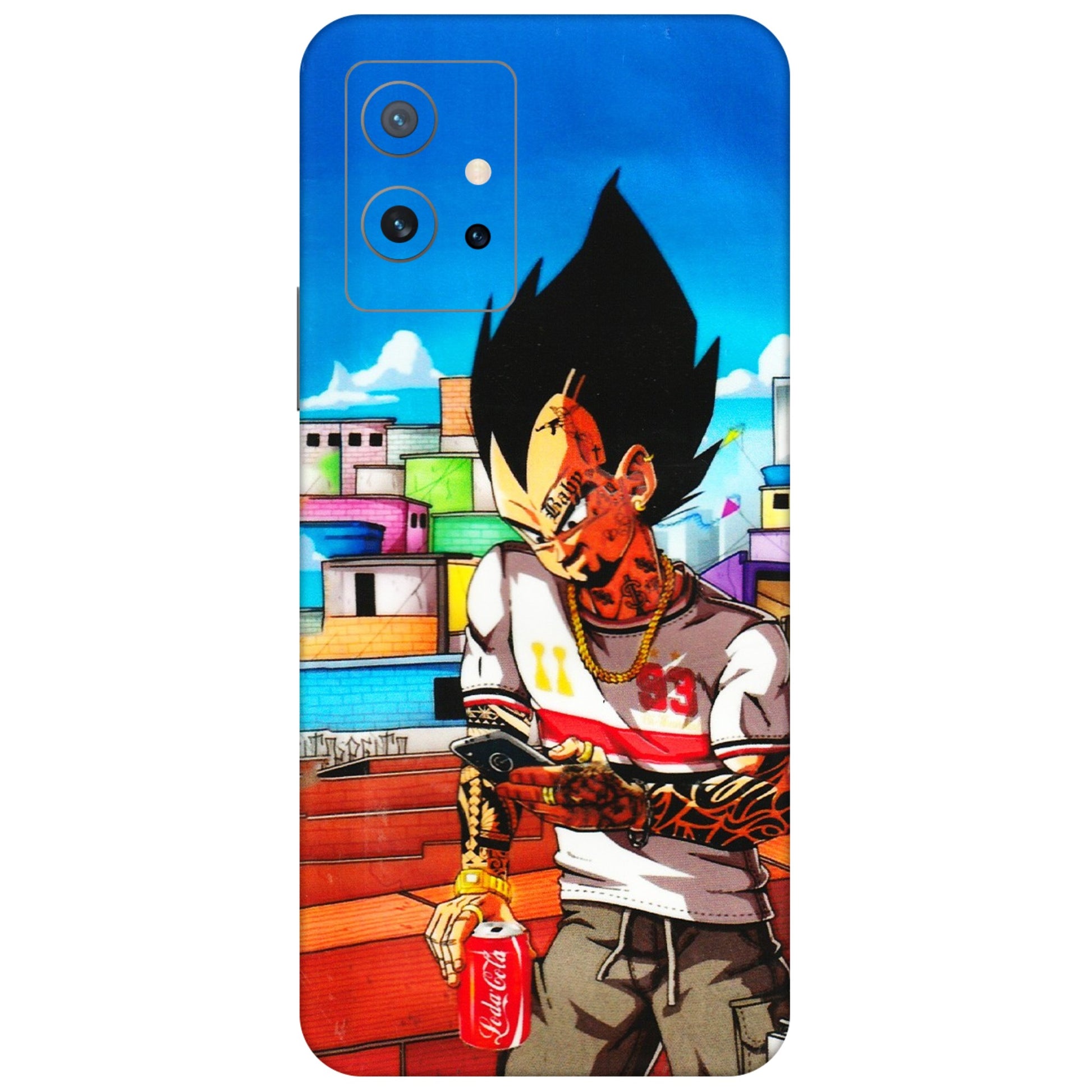 IQOO Phone Skins (All Models) - Vegeta - 3D Embossed Finish (L-136) IQOO Z6 5G