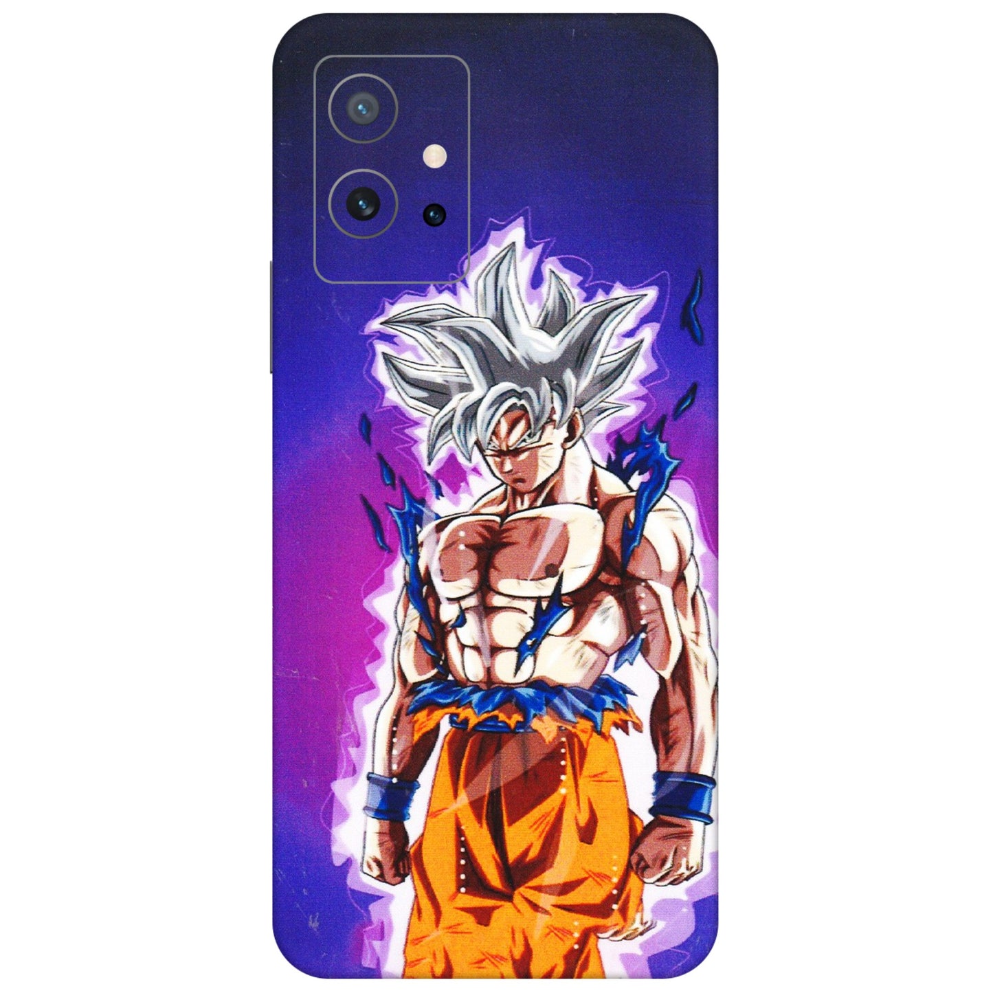 IQOO Phone Skins (All Models) - Goku Purple Anime - 3D Embossed Finish (L-147) IQOO Z6 5G