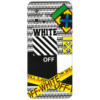 IQOO Phone Skins (All Models) - White Off Abstract - 3D Embossed Finish (L-172) IQOO Z6 5G