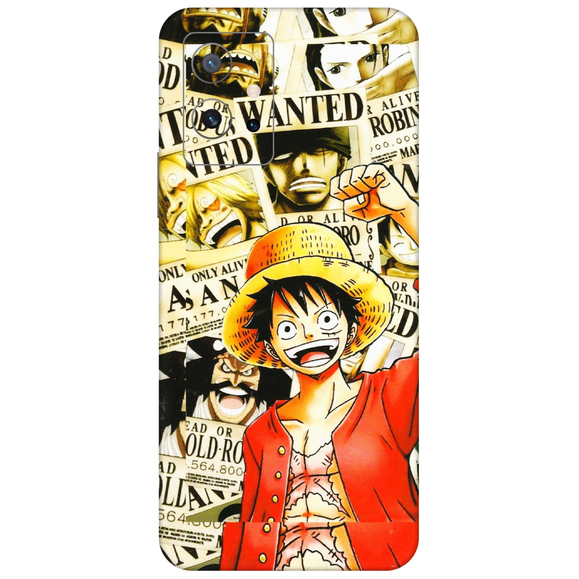 IQOO Phone Skins (All Models) - Luffy Anime - 3D Embossed Finish (L-177) IQOO Z6 5G