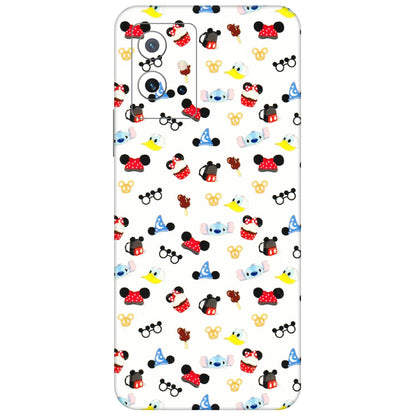 IQOO Phone Skins (All Models) - Minnie Mouse & Donald Doodles s - 3D Embossed Finish (L-194) IQOO Z6 5G