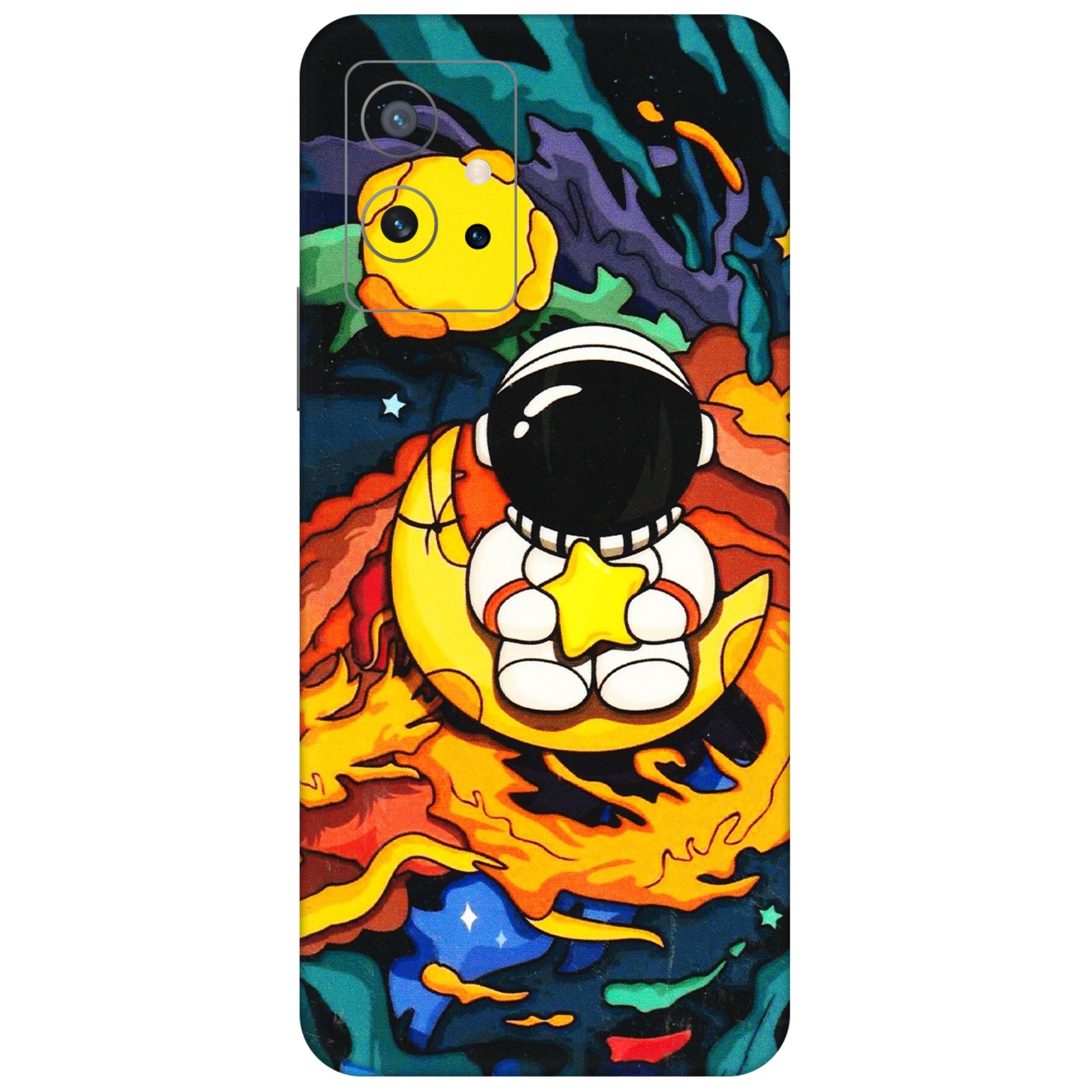 IQOO Phone Skins (All Models) - Baby Astronaut - 3D Embossed Finish (L-197) IQOO Z6 5G