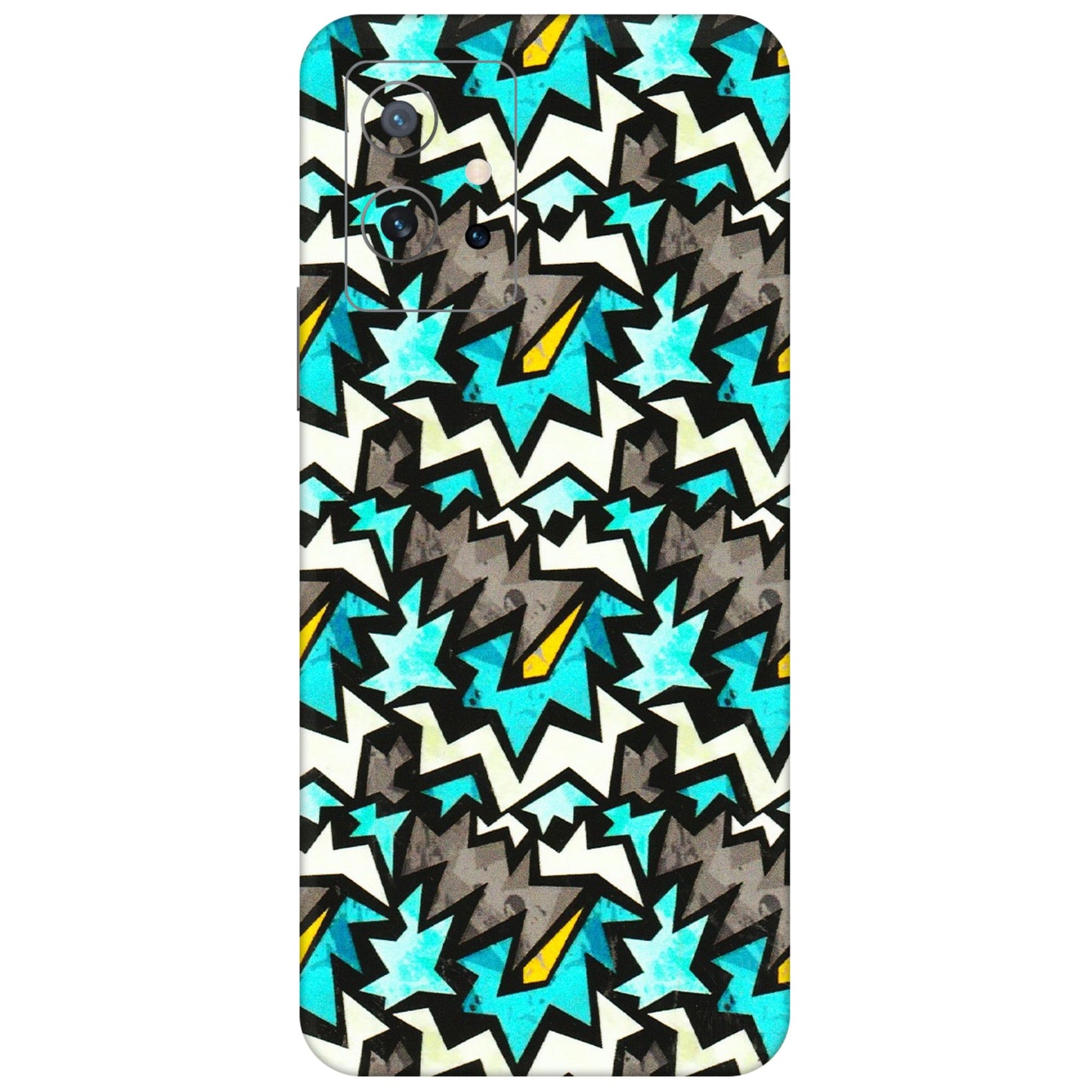 IQOO Phone Skins (All Models) - Funky Zig Zag - 3D Embossed Finish (L-223) IQOO Z6 5G