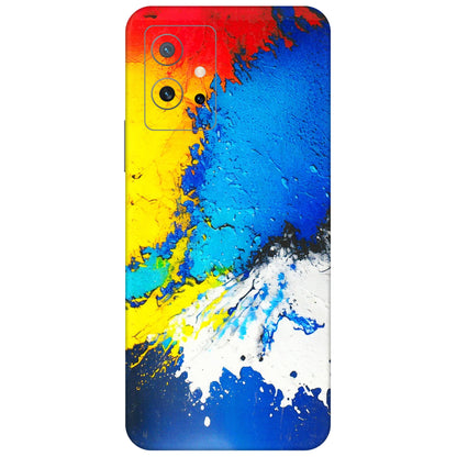 IQOO Phone Skins (All Models) - Acrylic Paint Spill - 3D Embossed Finish (L-229) IQOO Z6 5G