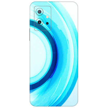 IQOO Phone Skins (All Models) - The Blue Curve - 3D Embossed Finish (L-244) IQOO Z6 5G