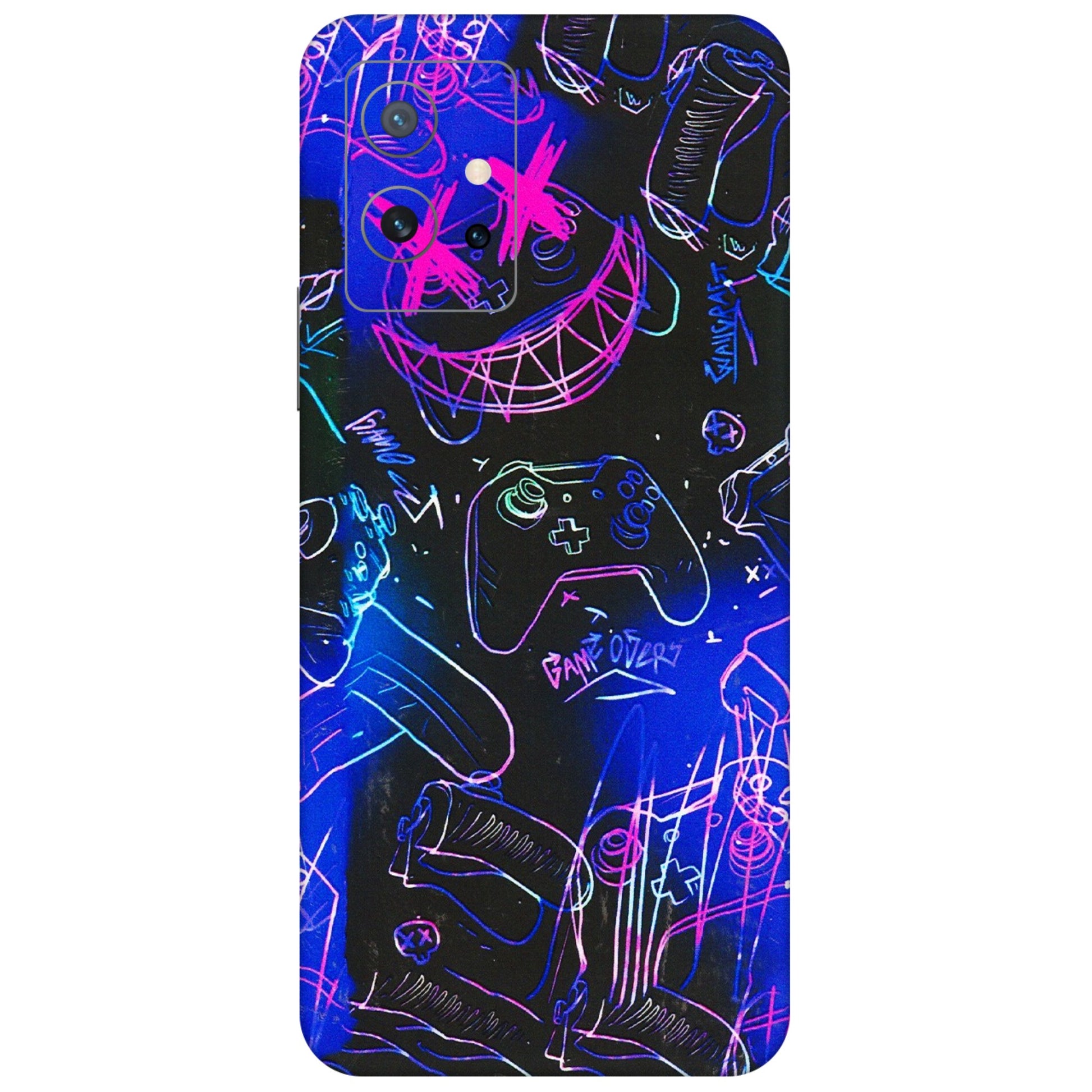 IQOO Phone Skins (All Models) - Gamers Paradise - 3D Embossed Finish (L-258) IQOO Z6 5G