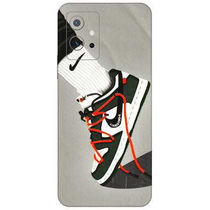 IQOO Phone Skins (All Models) - New Grey Sneaker - 3D Embossed Finish (L-261) IQOO Z6 5G