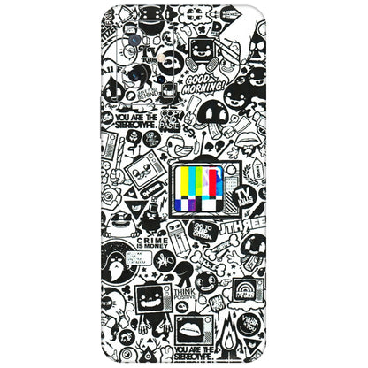 IQOO Phone Skins (All Models) - Doodles Positive Art - 3D Embossed Finish (L-263) IQOO Z6 5G