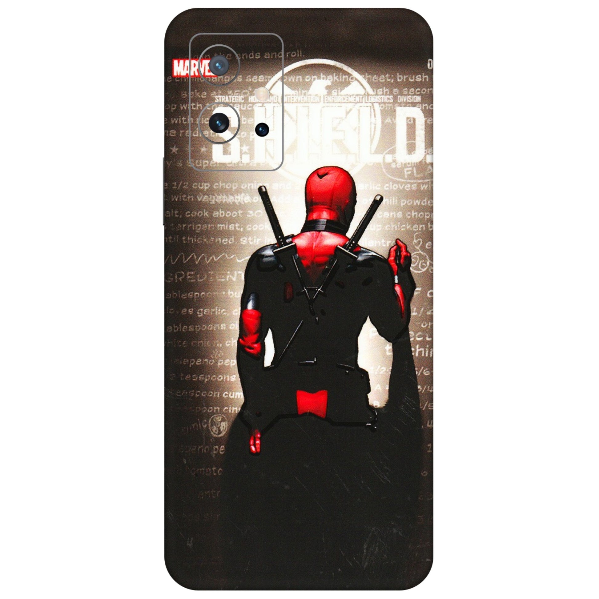 IQOO Phone Skins (All Models) - Deadpool - 3D Embossed Finish (L-56) IQOO Z6 5G