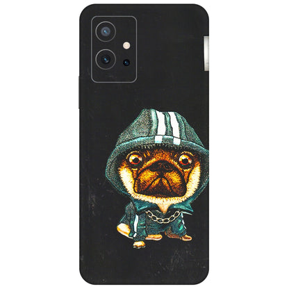 IQOO Phone Skins (All Models) - Puppy N Hoodie - 3D Embossed Finish (L-90) IQOO Z6 5G