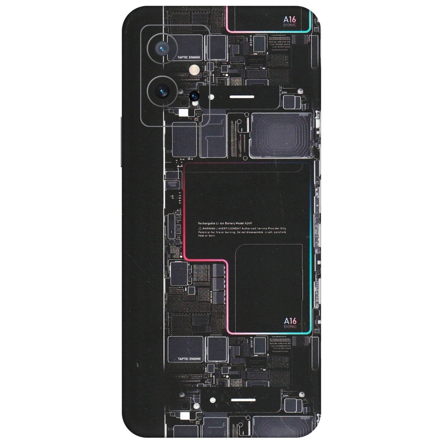 IQOO Phone Skins (All Models) - Motherboard Circuit Layout - Matte Finish (M-117) IQOO Z6 5G