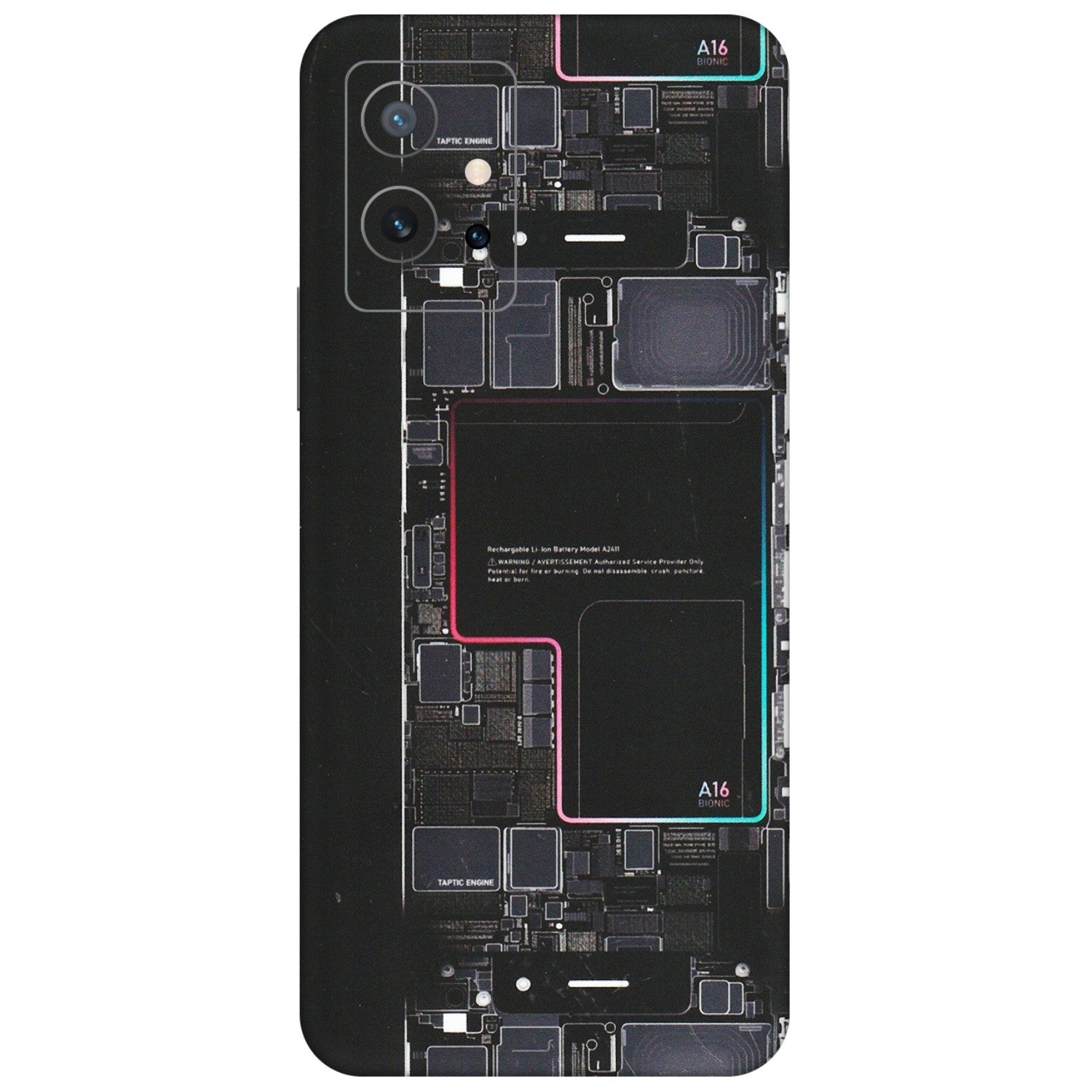 IQOO Phone Skins (All Models) - Motherboard Circuit Layout - Matte Finish (M-117) IQOO Z6 5G