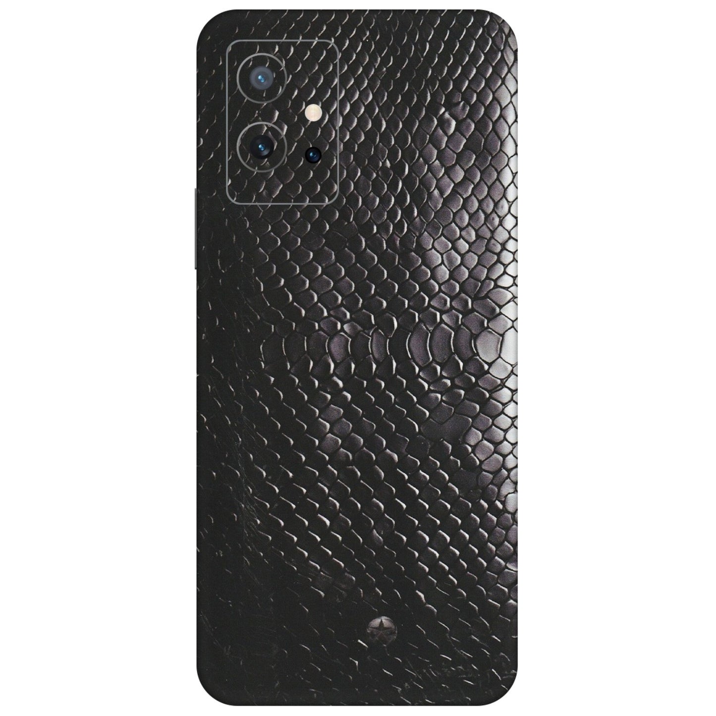 IQOO Phone Skins (All Models) - Black Snack Leather - Matte Finish (M-147) IQOO Z6 5G