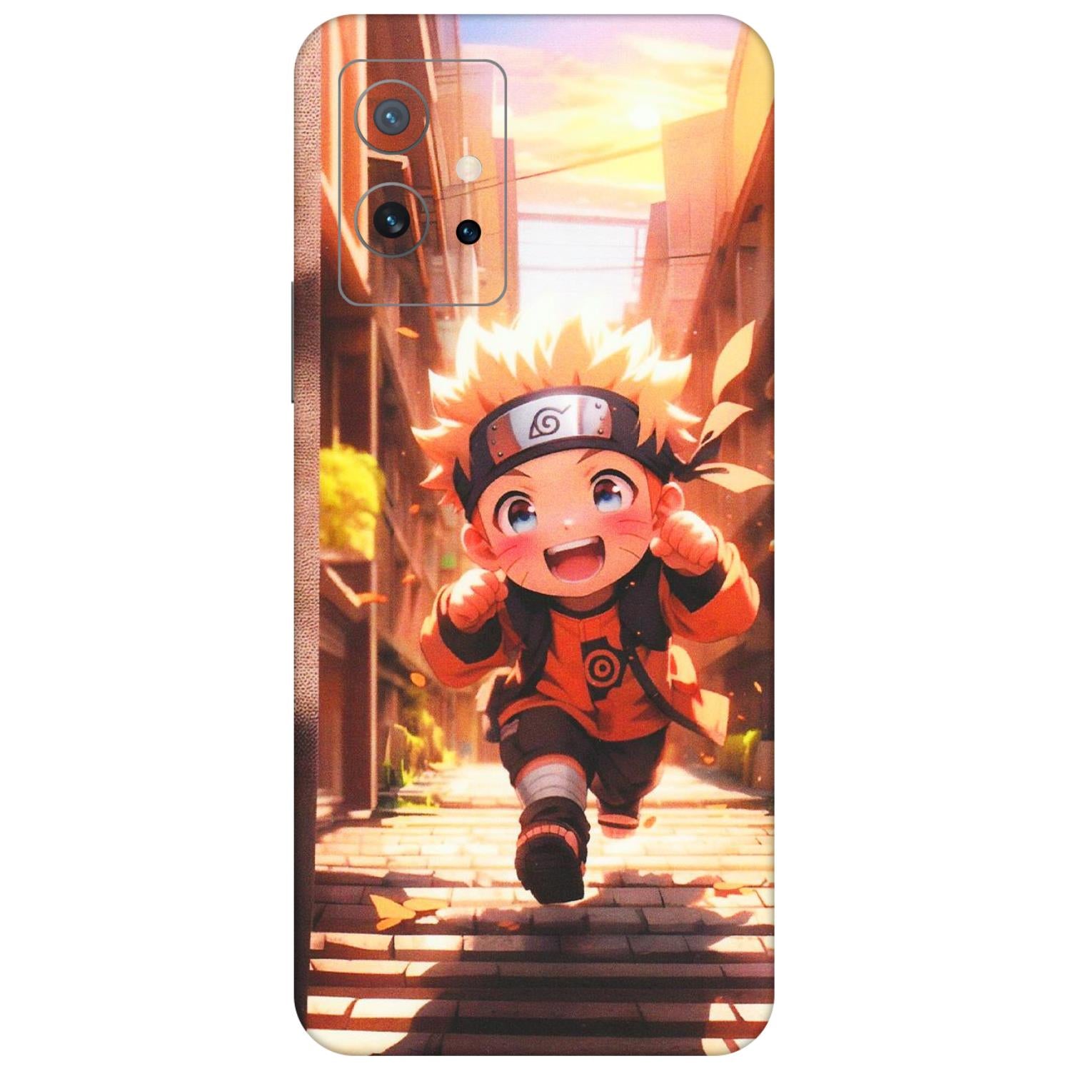IQOO Phone Skins (All Models) - Naruto Cute Toon Running - Matte Finish (M-04) IQOO Z6 5G