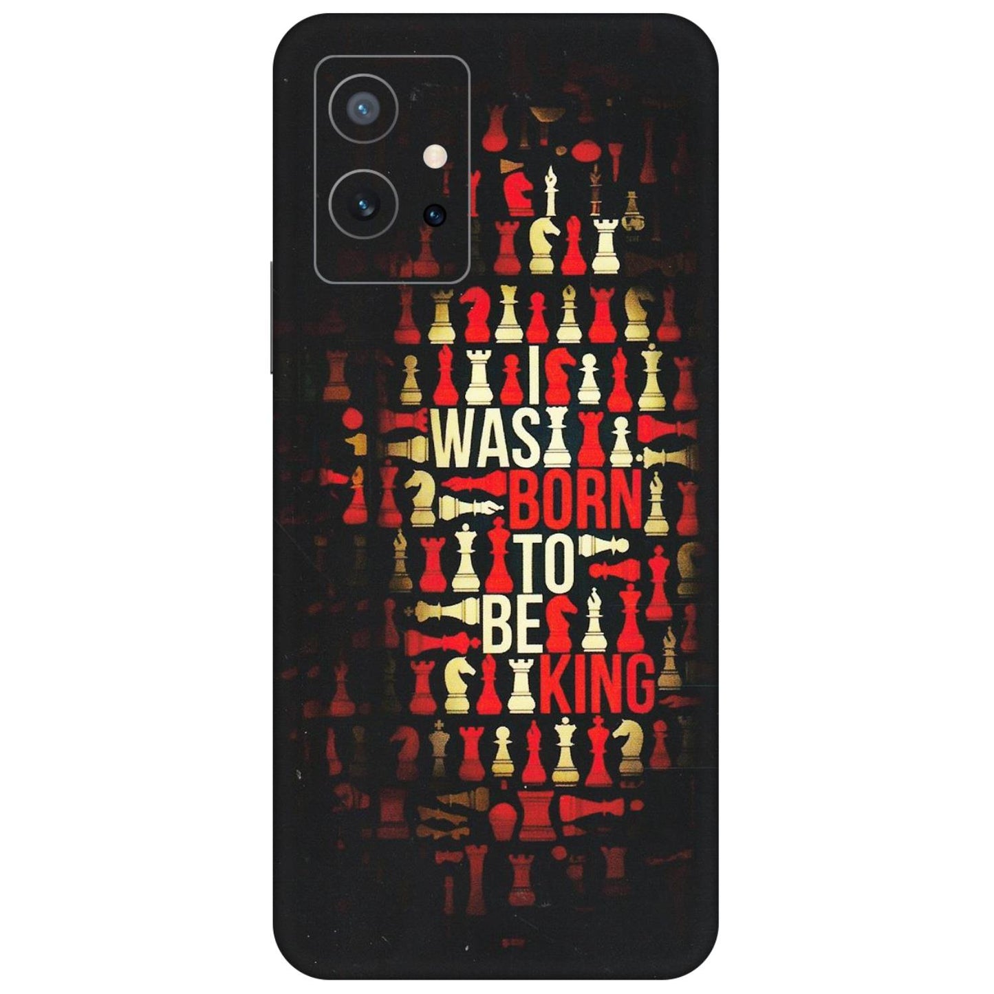 IQOO Phone Skins (All Models) - Born To Be King - Matte Finish (M-73) IQOO Z6 5G