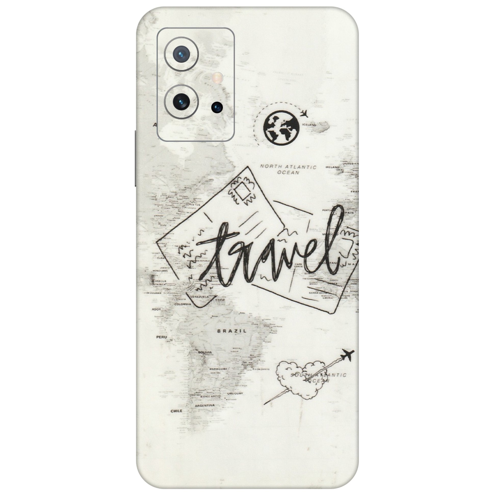 IQOO Phone Skins (All Models) - Travel Ticket - Transparent Finish (T-06) IQOO Z6 5G
