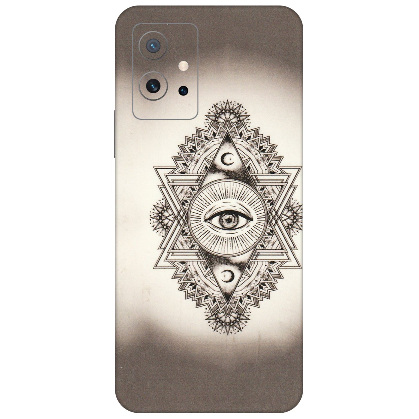 IQOO Phone Skins (All Models) - Illuminati Great Eye - Transparent Finish (T-14) IQOO Z6 5G