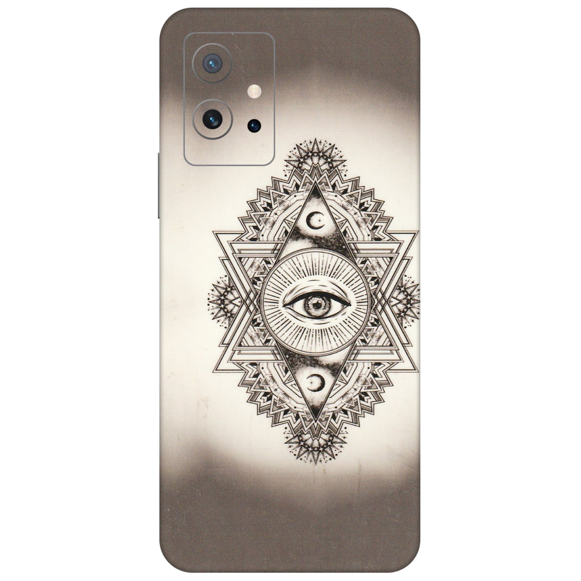 IQOO Phone Skins (All Models) - Illuminati Great Eye - Transparent Finish (T-14) IQOO Z6 5G