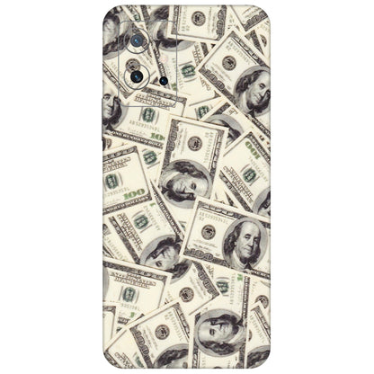 IQOO Phone Skins (All Models) - Dollar Lover - Transparent Finish (T-17) IQOO Z6 5G