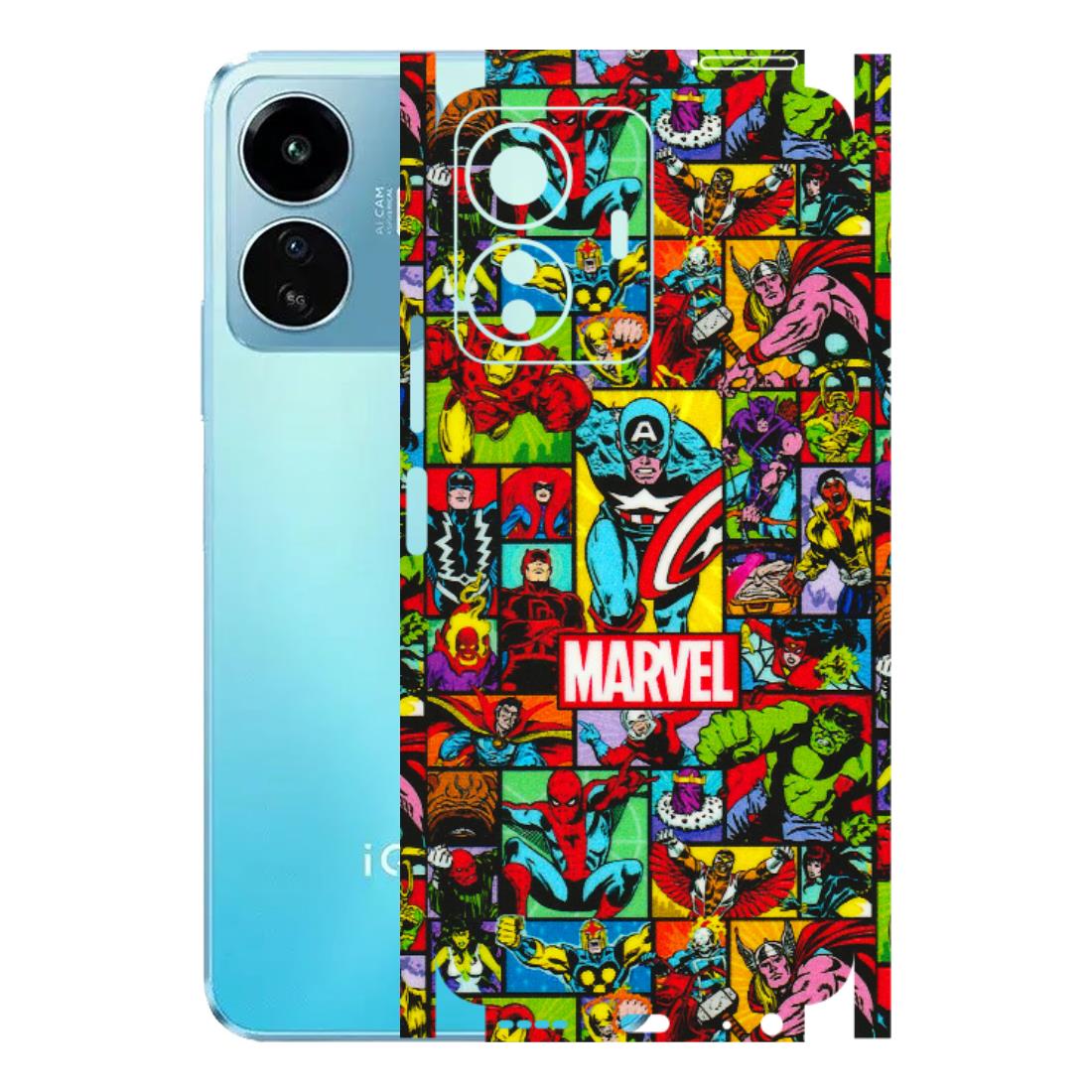 IQOO Phone Skins (All Models) - MARVELOUS Comic Characters - 3D Embossed Finish (L-129) IQOO Z6 Lite 5G