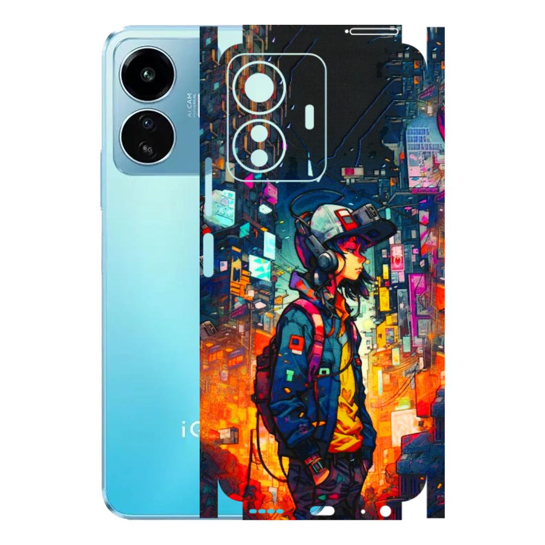 IQOO Phone Skins (All Models) - Street Anime Guy - 3D Embossed Finish (L-158) IQOO Z6 Lite 5G