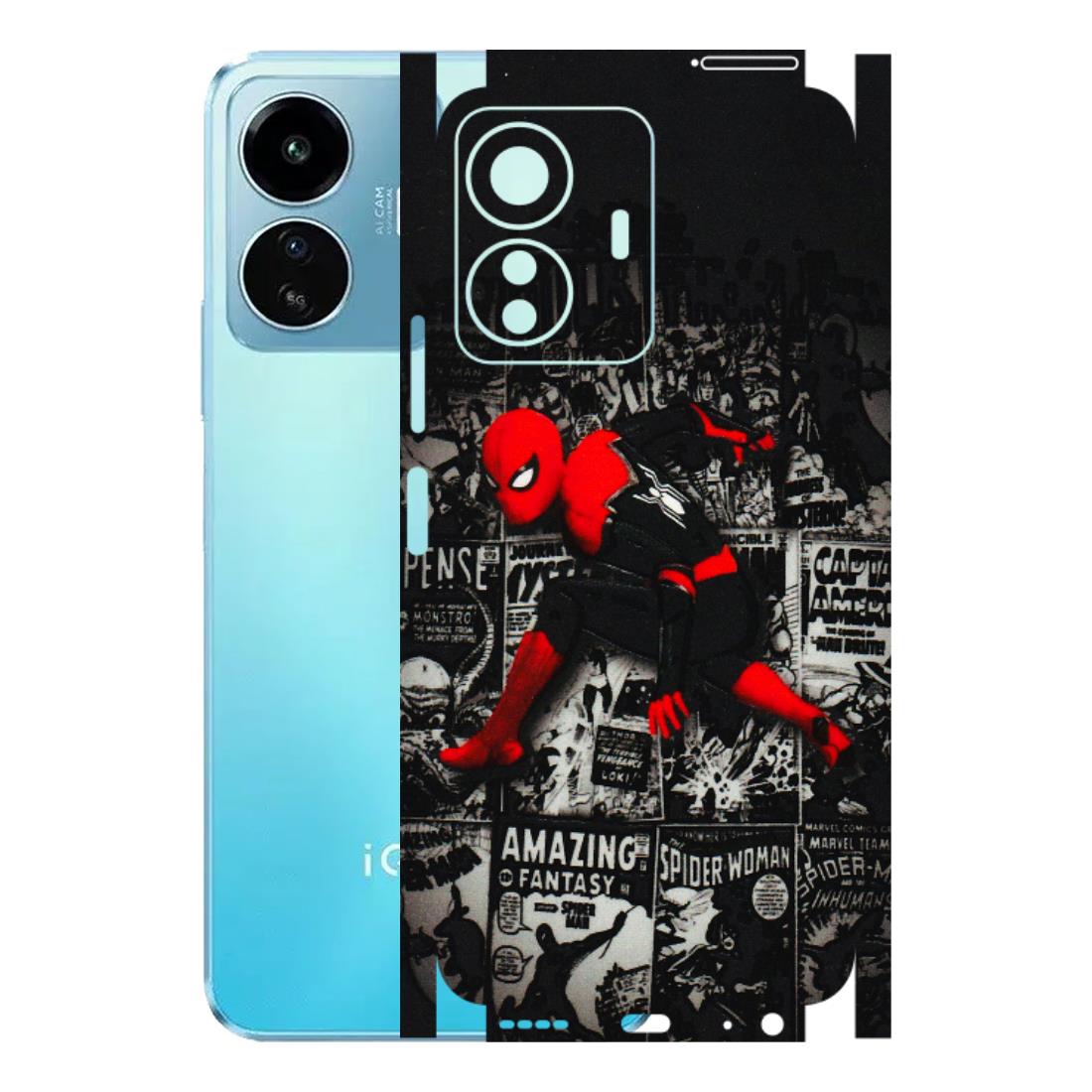 IQOO Phone Skins (All Models) - SpiderMan New - 3D Embossed Finish (L-162) IQOO Z6 Lite 5G