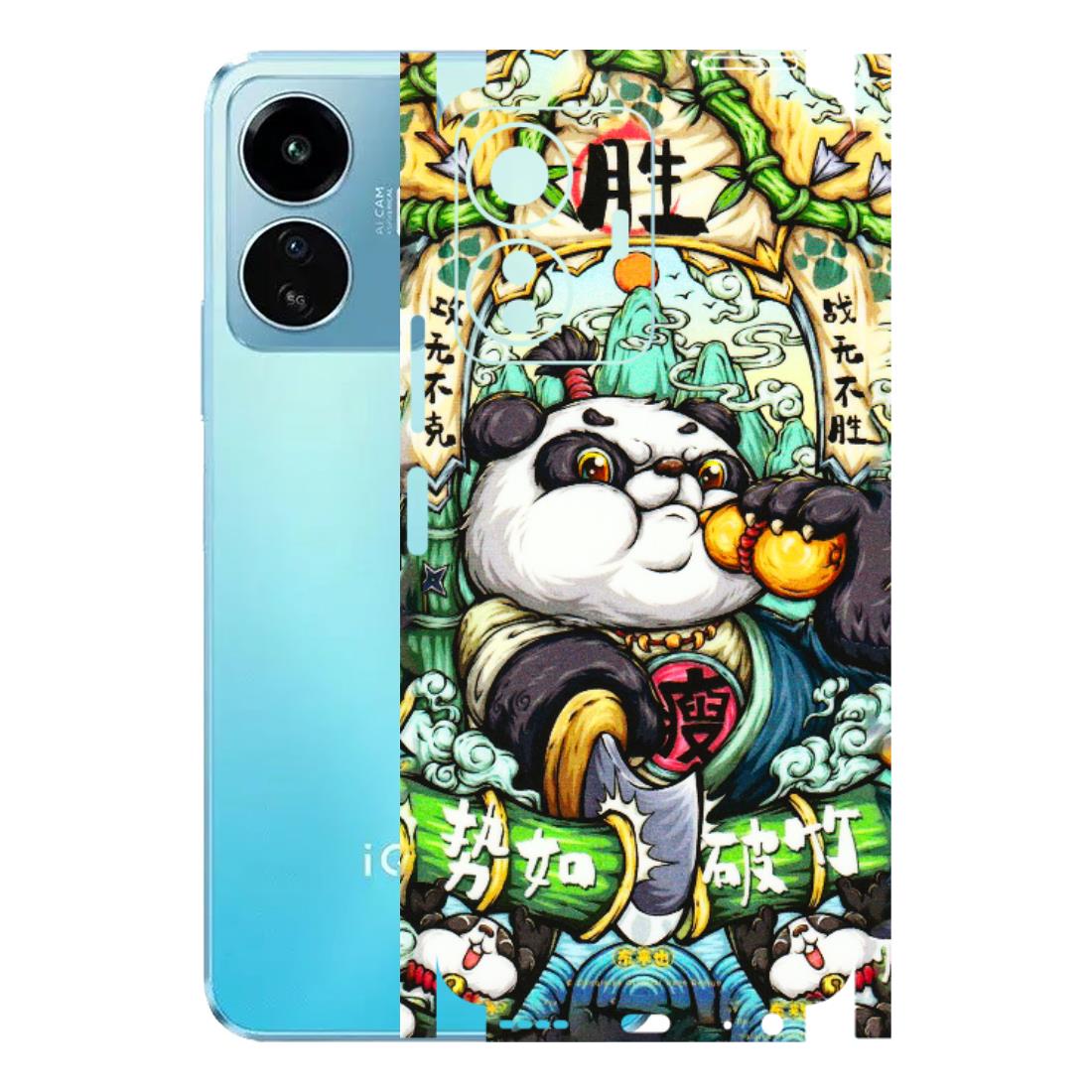 IQOO Phone Skins (All Models) - Royal Rich Panda - 3D Embossed Finish (L-170) IQOO Z6 Lite 5G