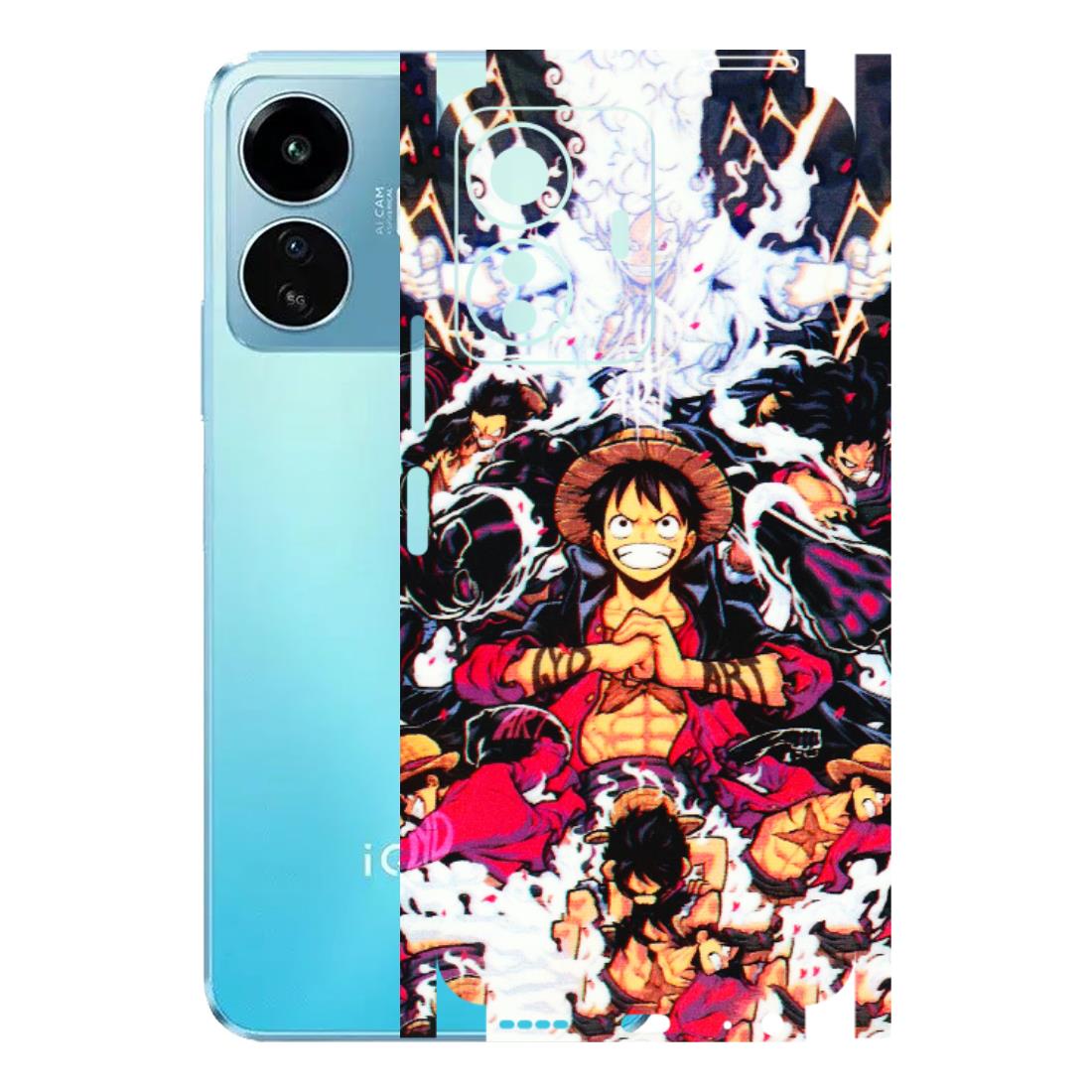 IQOO Phone Skins (All Models) - Luffy Anime Character - 3D Embossed Finish (L-203) IQOO Z6 Lite 5G
