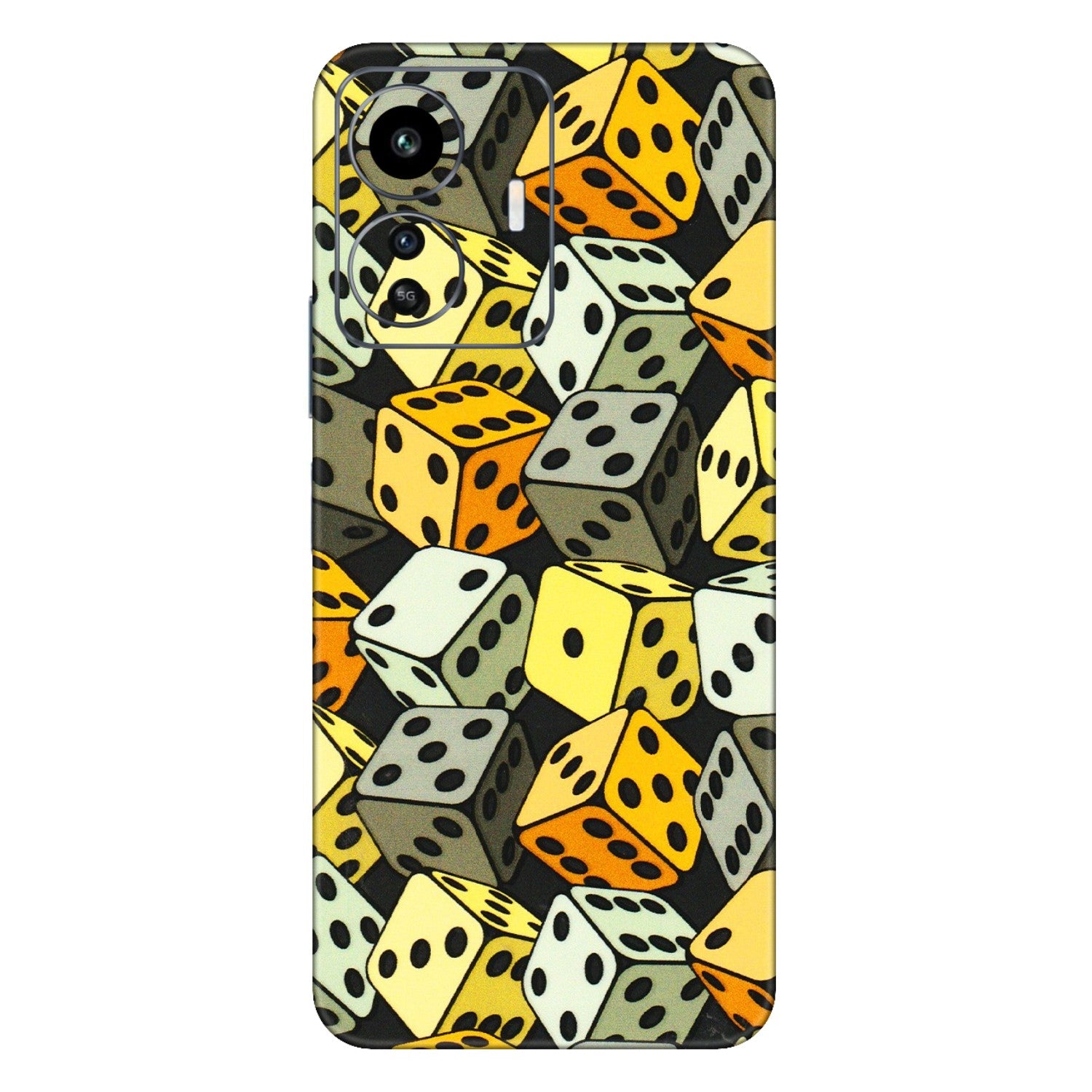 IQOO Phone Skins (All Models) - Dices Of Life - 3D Embossed Finish (L-04) IQOO Z6 Lite 5G