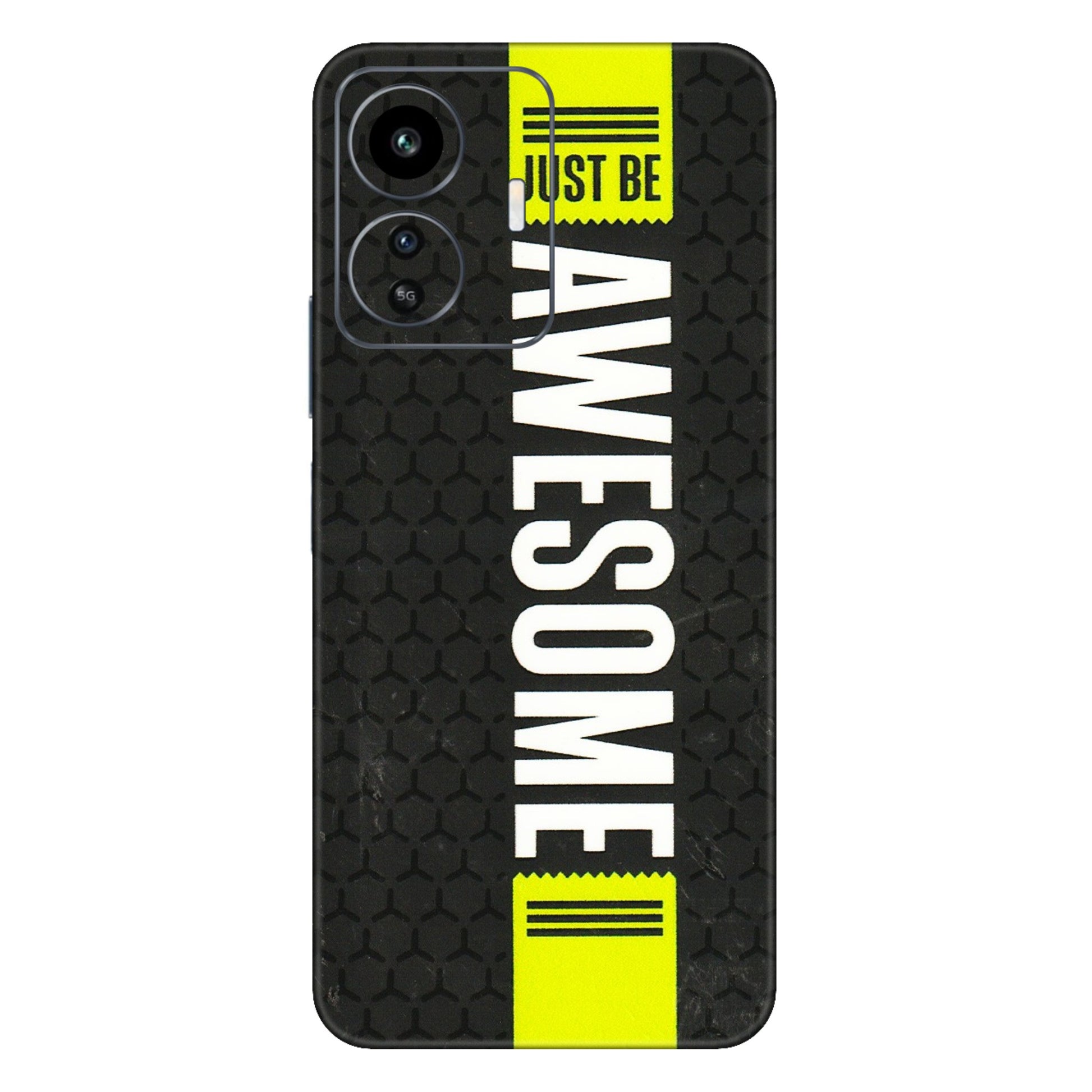 IQOO Phone Skins (All Models) - Just Be Awesome - 3D Embossed Finish (L-101) IQOO Z6 Lite 5G