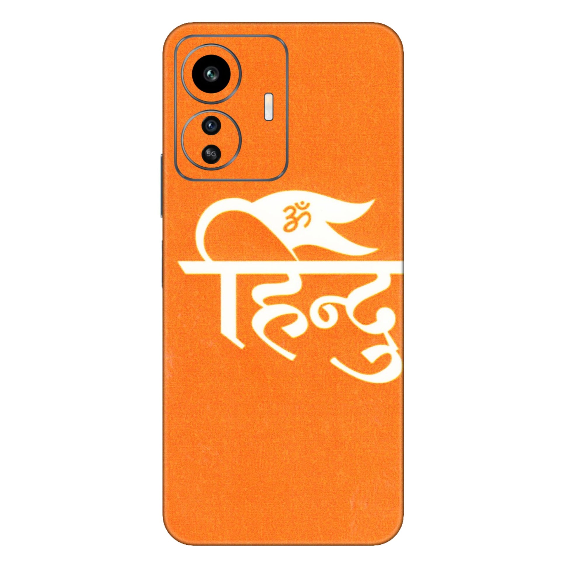 IQOO Phone Skins (All Models) - Hindu Kesari - 3D Embossed Finish (L-154) IQOO Z6 Lite 5G