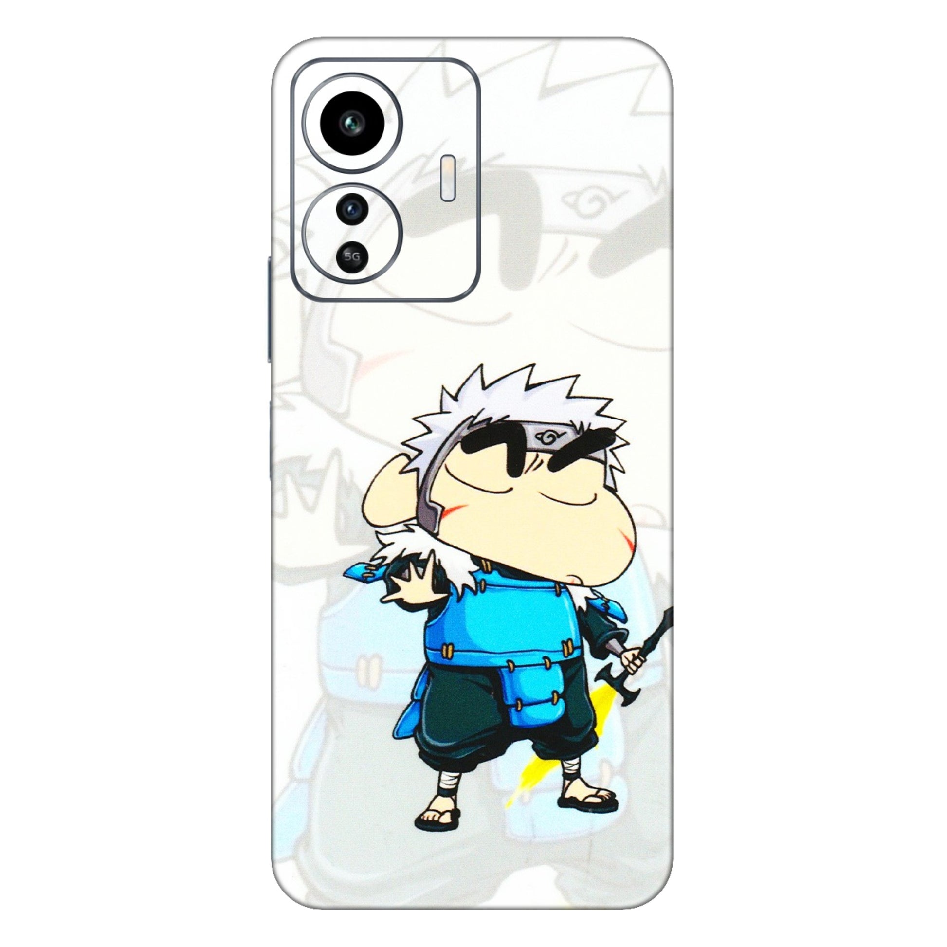 IQOO Phone Skins (All Models) - Angry Young Shinchan - 3D Embossed Finish (L-226) IQOO Z6 Lite 5G