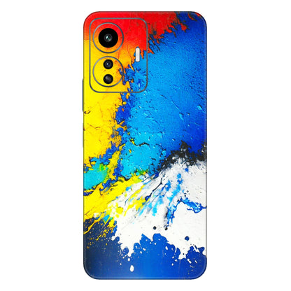 IQOO Phone Skins (All Models) - Acrylic Paint Spill - 3D Embossed Finish (L-229) IQOO Z6 Lite 5G