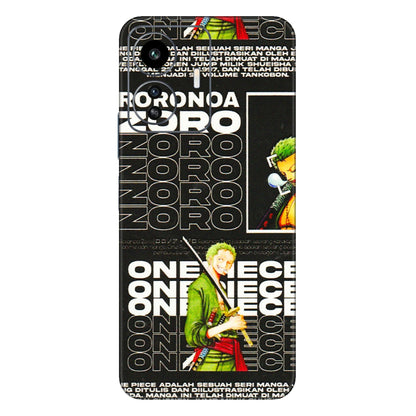 IQOO Phone Skins (All Models) - One Piece Zoro - 3D Embossed Finish (L-250) IQOO Z6 Lite 5G