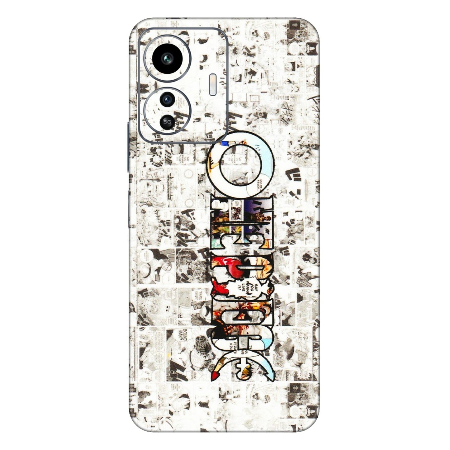 IQOO Phone Skins (All Models) - One Piece Manga - 3D Embossed Finish (L-26) IQOO Z6 Lite 5G