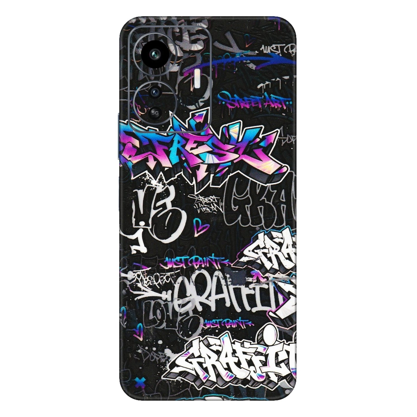 IQOO Phone Skins (All Models) - Graffiti Killer - 3D Embossed Finish (L-274) IQOO Z6 Lite 5G