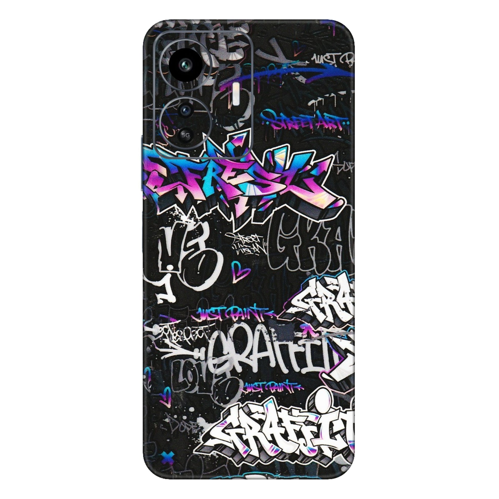 IQOO Phone Skins (All Models) - Graffiti Killer - 3D Embossed Finish (L-274) IQOO Z6 Lite 5G