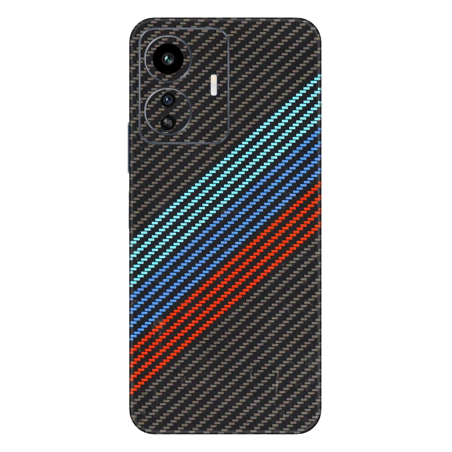 IQOO Phone Skins (All Models) - Carbon BM - 3D Embossed Finish (L-302) IQOO Z6 Lite 5G