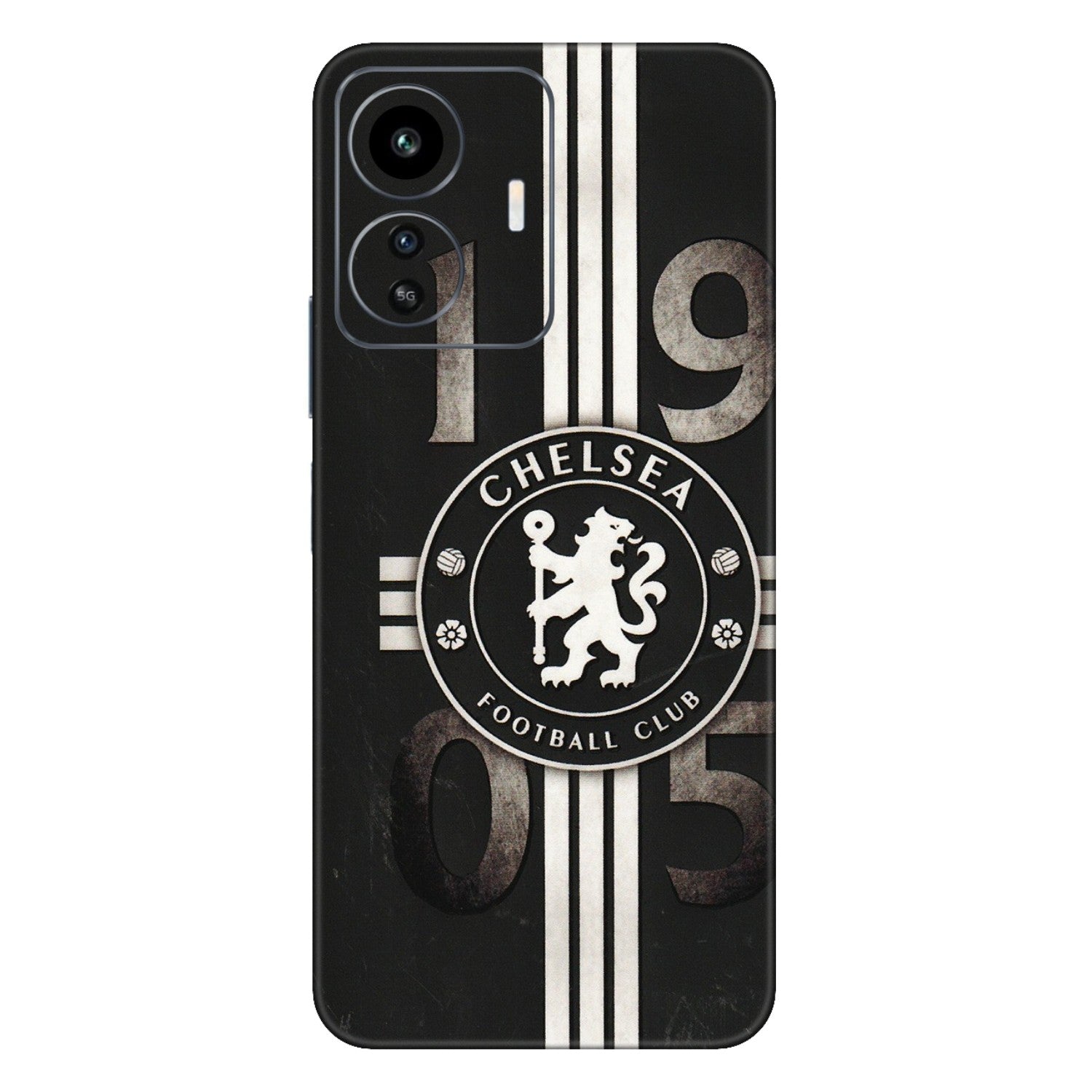IQOO Phone Skins (All Models) - Chelsea Fan Club - 3D Embossed Finish (L-36) IQOO Z6 Lite 5G