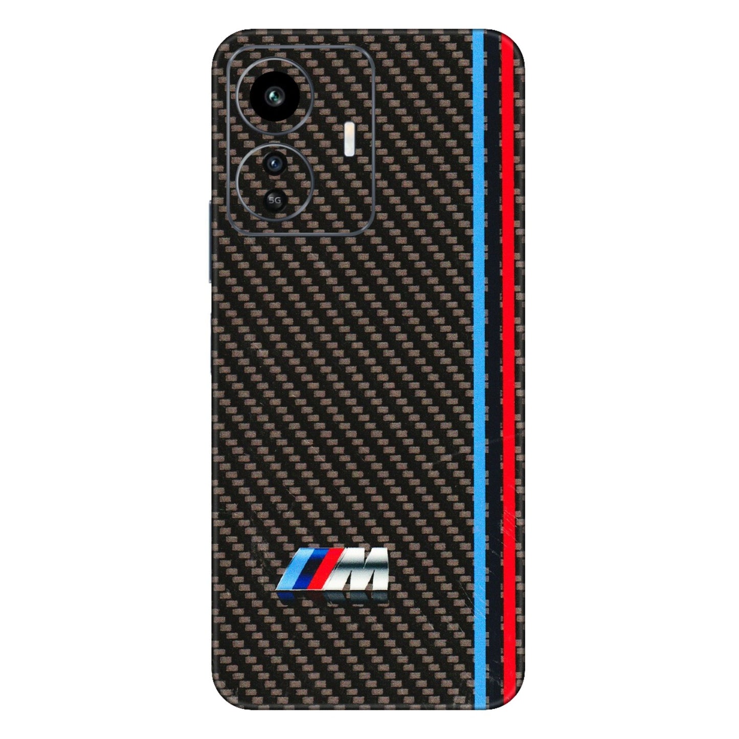 IQOO Phone Skins (All Models) - BM Carbon Fiber Feels - 3D Embossed Finish (L-38) IQOO Z6 Lite 5G